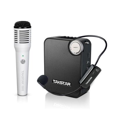 Máy trợ giảng sử dụng Micro không dây cầm tay, cài đầu E500W Headset + Handheld | Takstar