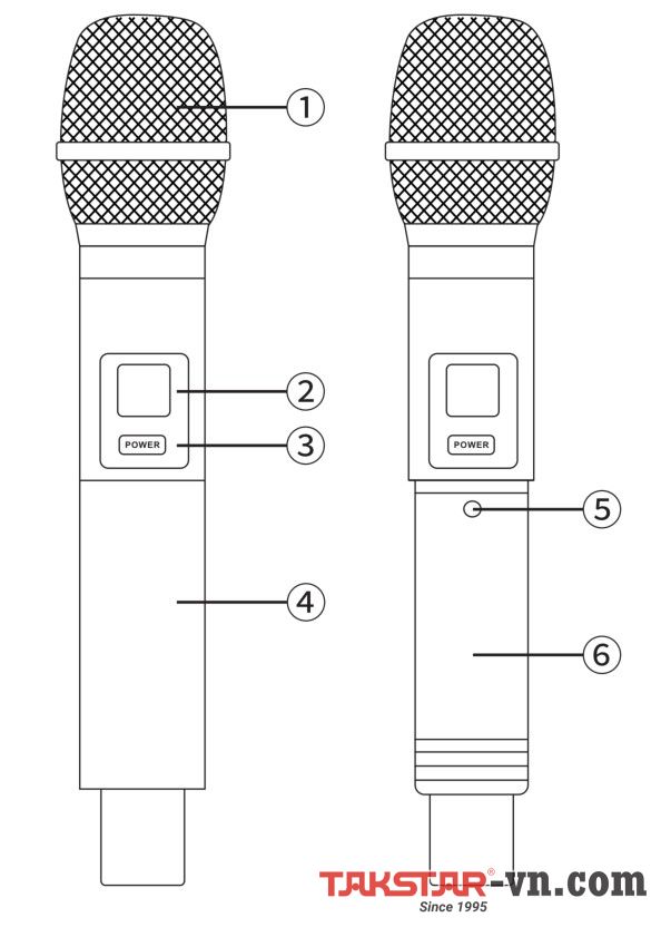 Micro cầm tay không dây TS-3380