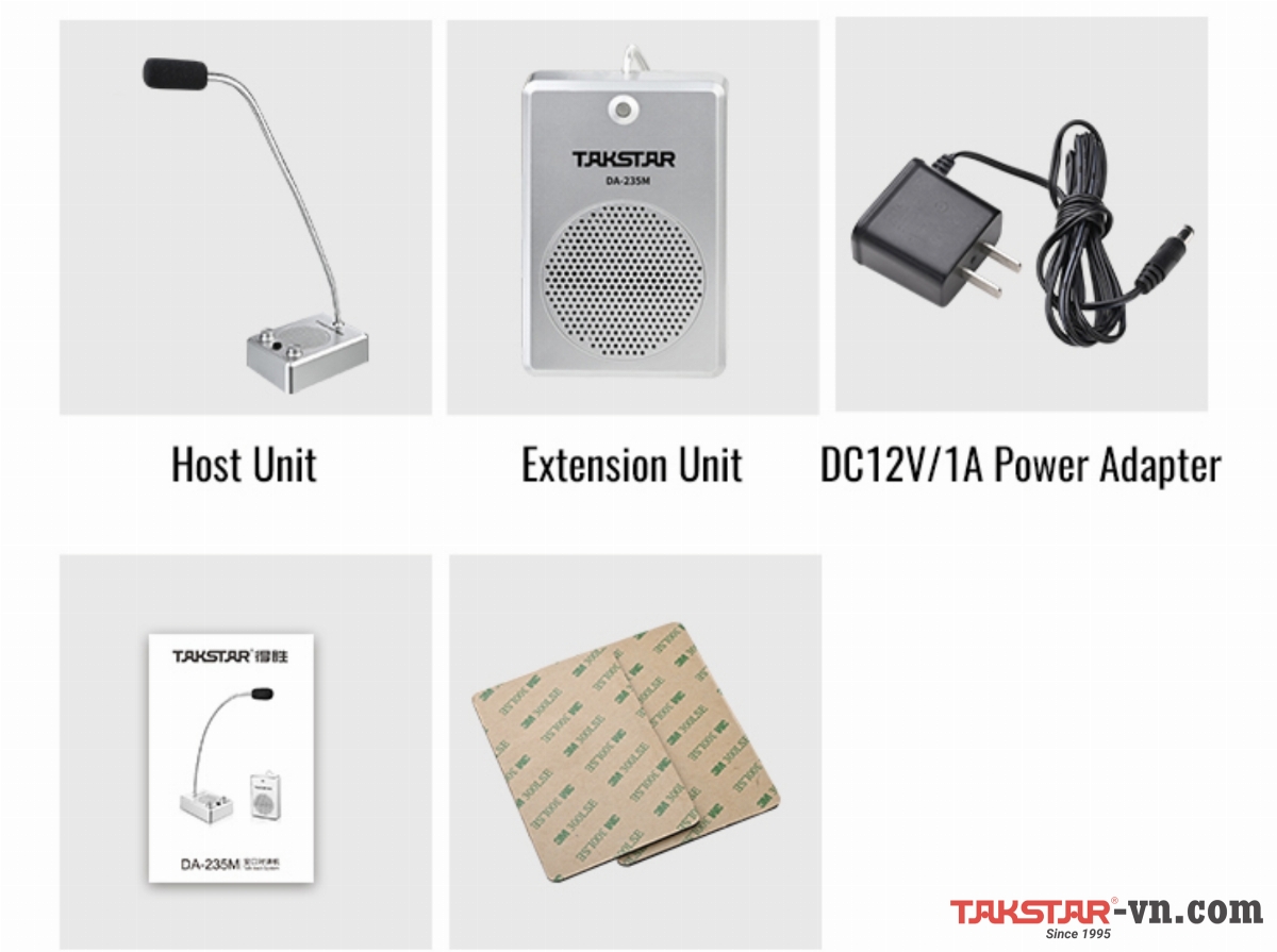 Cách lắp DA-235M Takstar