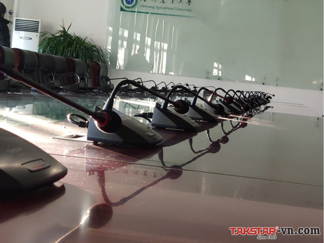 Dự án | Ứng dụng hệ thống hội nghị DG-S100 Takstar tại Đại học Nông nghiệp Thẩm Dương Dự án | Ứng dụng hệ thống hội nghị DG-S100 Takstar tại Đại học Nông nghiệp Thẩm Dương