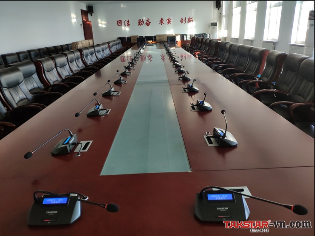 Dự án | Ứng dụng hệ thống hội nghị DG-S100 Takstar tại Đại học Nông nghiệp Thẩm Dương
